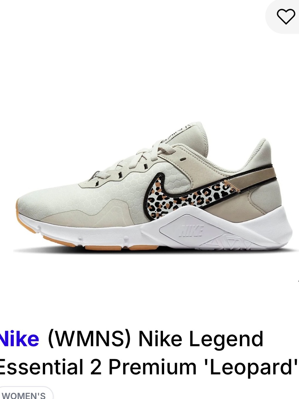 Nike (WMNS) Nike Legend
Essential 2 Premium 'Leopard'